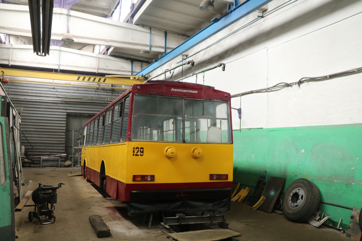 Ivano-Frankivsk, Škoda 14Tr02 č. 129 Ivano-Frankivsk, Škoda 14Tr02 č. 129