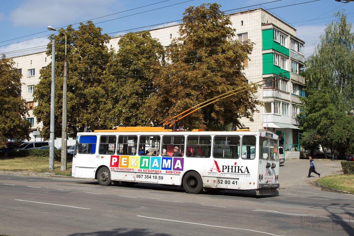 Тернополь, Škoda 14Tr08/6 № 151