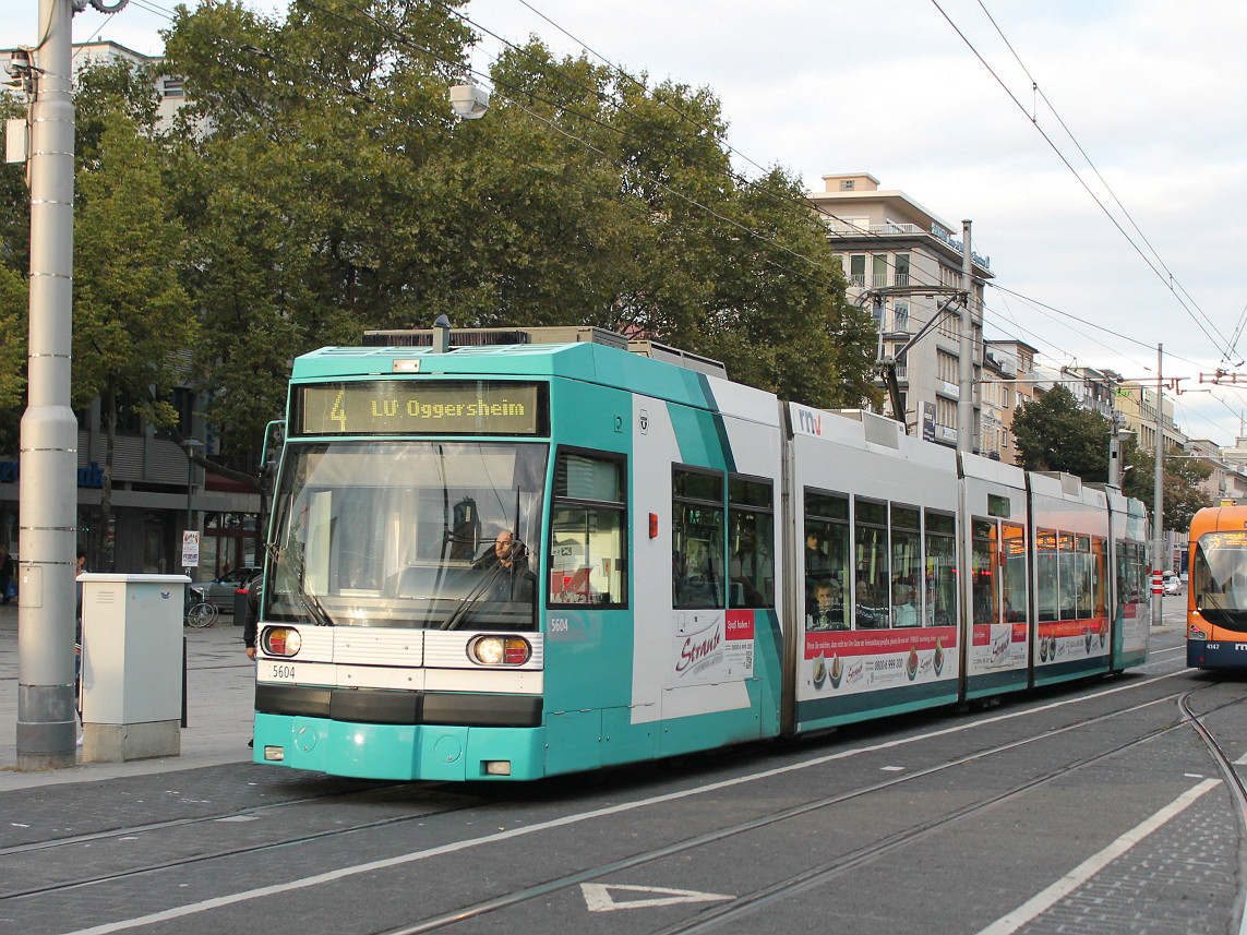 Rhein-Neckar, Duewag 6MGT № 5604