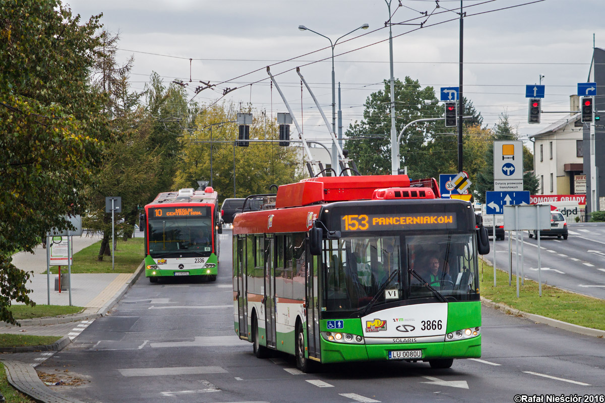 Люблин, Solaris Trollino III 12 Škoda № 3866