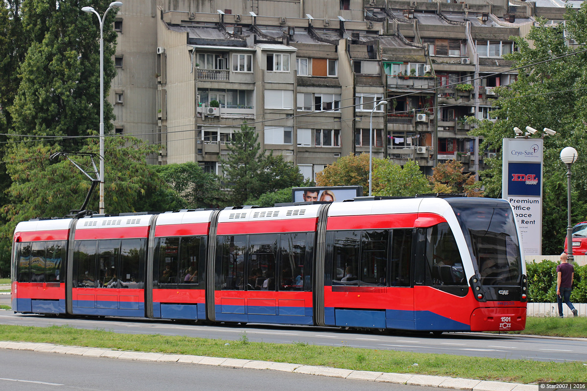 Белград, CAF Urbos 3 № 81501 (1501)