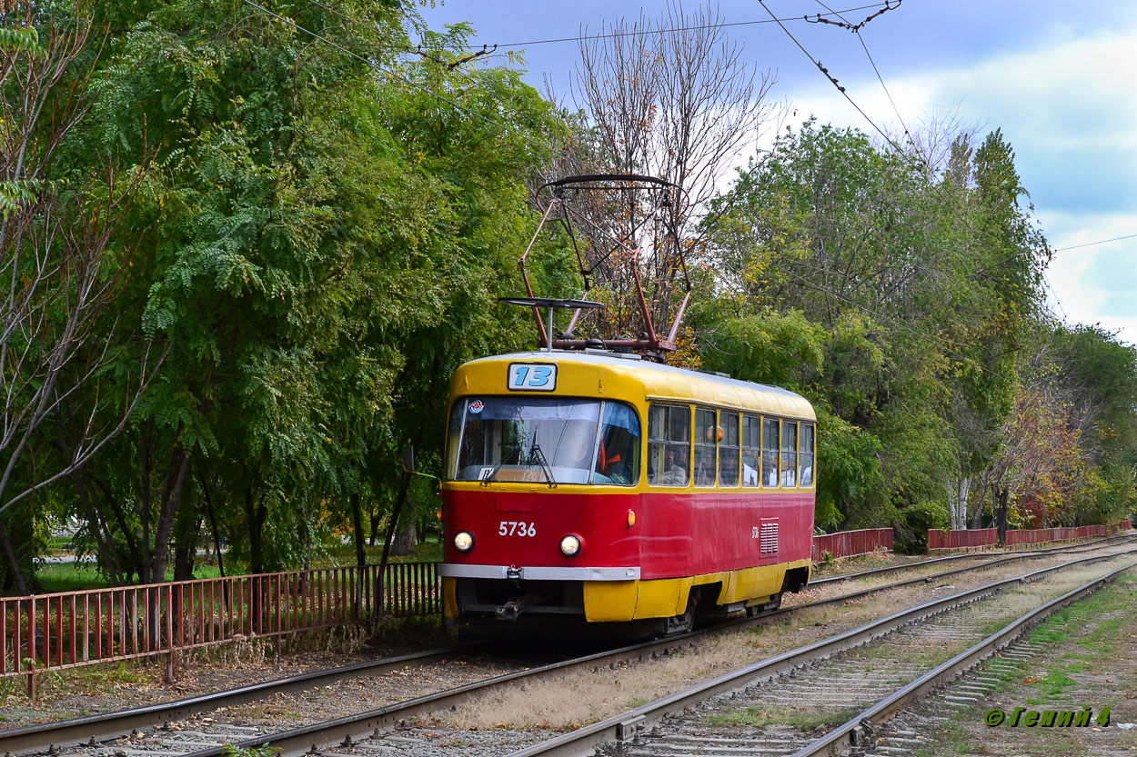 Волгоград, Tatra T3SU № 5736