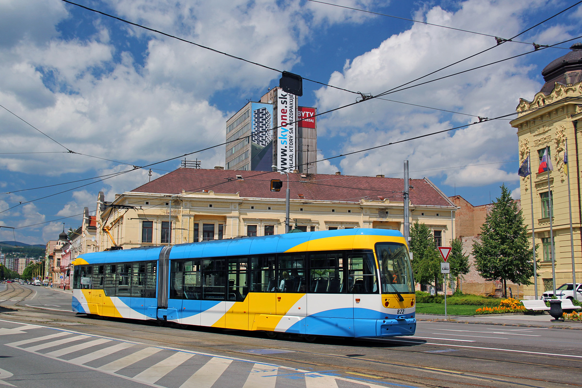 Кошице, Vario LF2+ № 822 Кошице, Vario LF2+ № 822