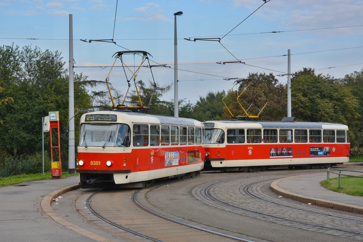 Прага, Tatra T3R.P № 8381