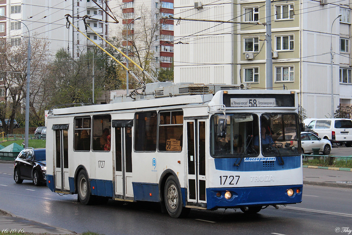 Москва, ЗиУ-682Г-016.02 (с широкой 1-й дверью) № 1727