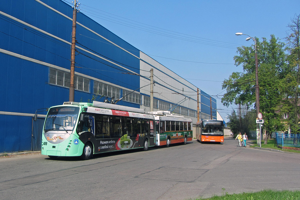 Калининград, Тролза-5275.05 «Оптима» № 163; Калининград, БКМ 420030 «Витовт» № 409