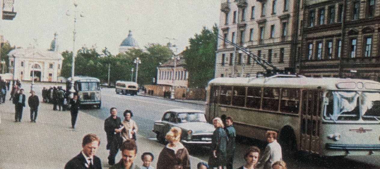 Szentpétervár — Historical trolleybus photos
