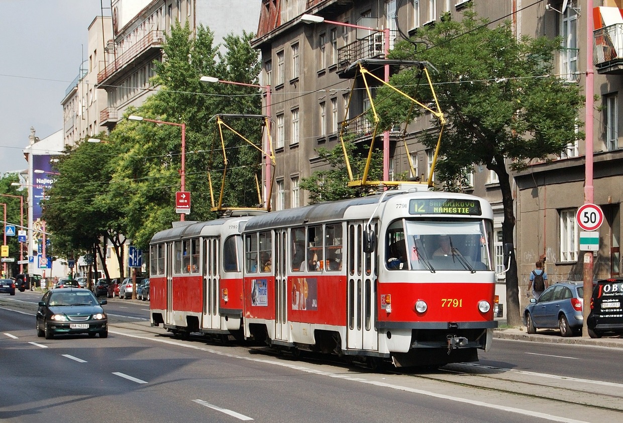 Братислава, Tatra T3P № 7791