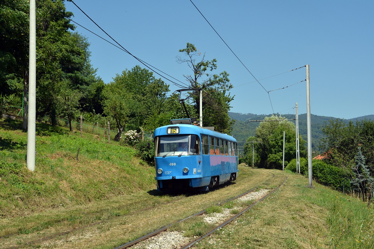 Загреб, Tatra T4YU № 490
