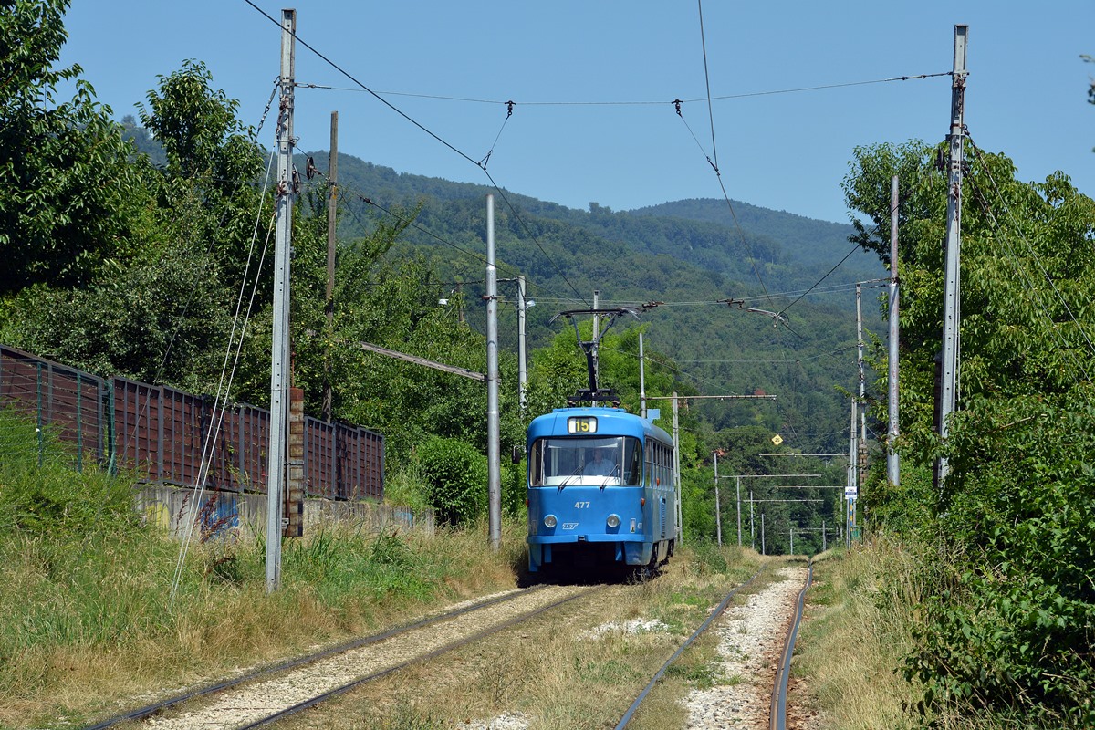 Загреб, Tatra T4YU № 477