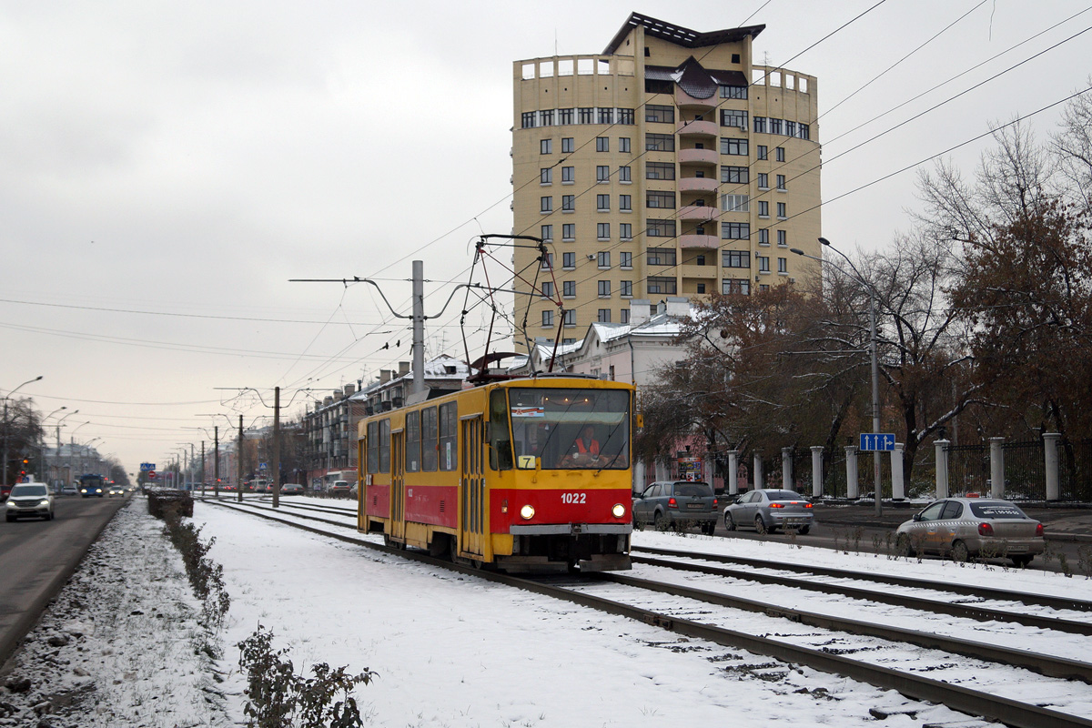 Barnaul, Tatra T6B5SU № 1022