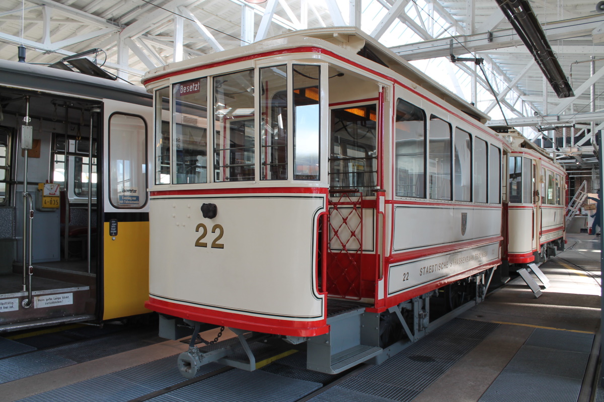 Stuttgart, Esslingen 2-axle trailer car č. 22 Stuttgart, Esslingen 2-axle trailer car č. 22