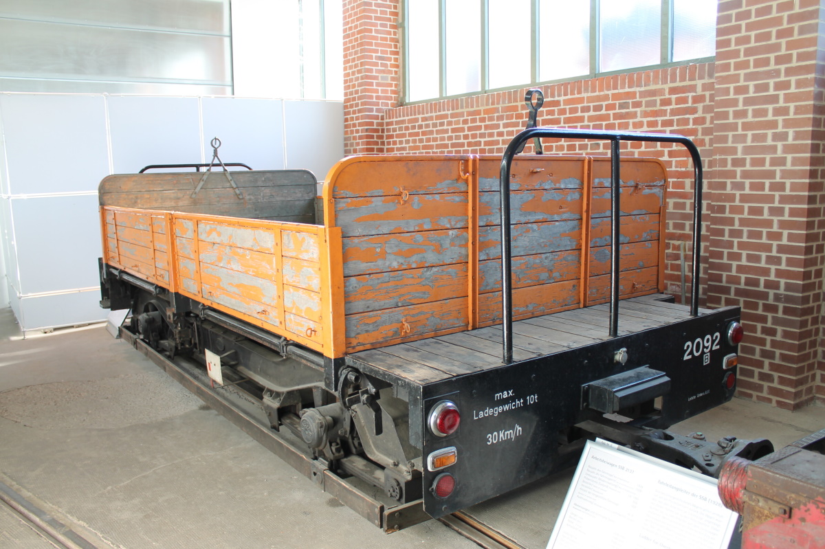 Stuttgart, Fuchs 2-axle trailer car № 2092 Stuttgart, Fuchs 2-axle trailer car № 2092
