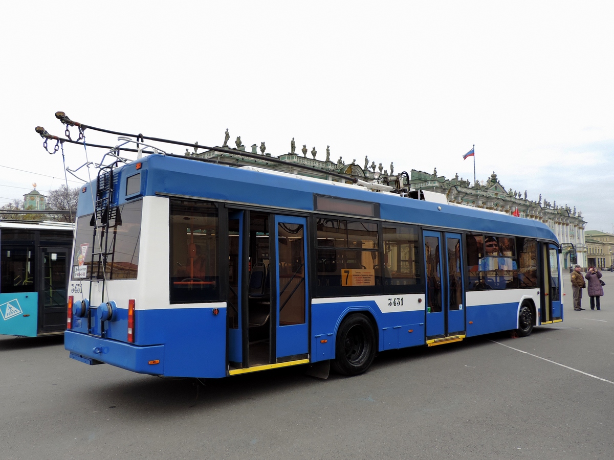 Санкт-Петербург, БКМ 321 № 3431; Санкт-Петербург — Выставка к 80-летию со дня открытия троллейбусного движения в Санкт-Петербурге — 23.10.2016