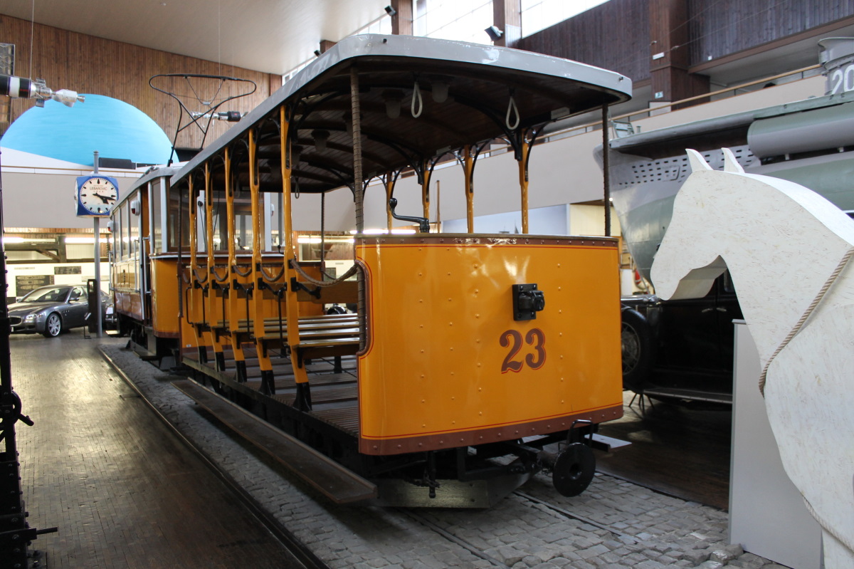 Zagreb, Graz 2-axle trailer car Nr. 23