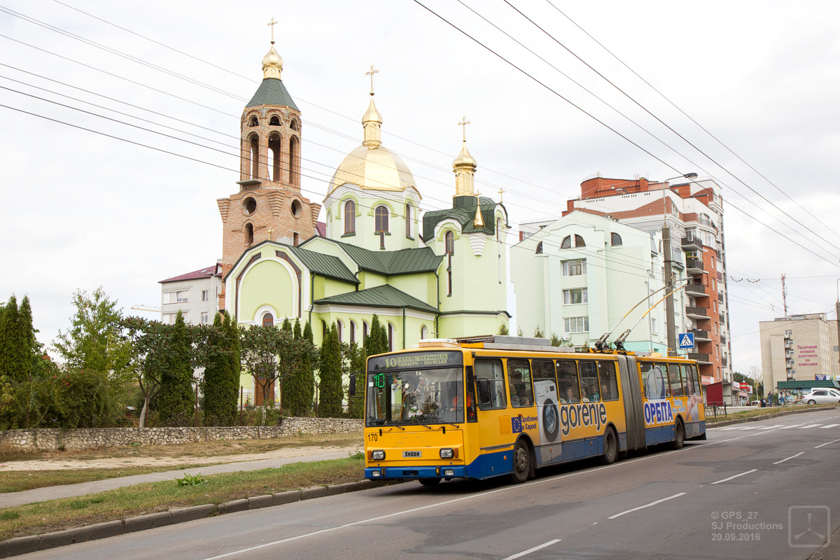 Тернополь, Škoda 15Tr13/6M № 170