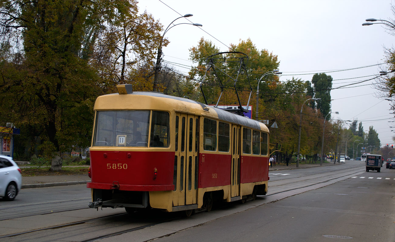 Kyjev, Tatra T3SU č. 5850 Kyjev, Tatra T3SU č. 5850