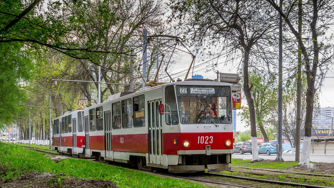 Самара, Tatra T6B5SU № 1023