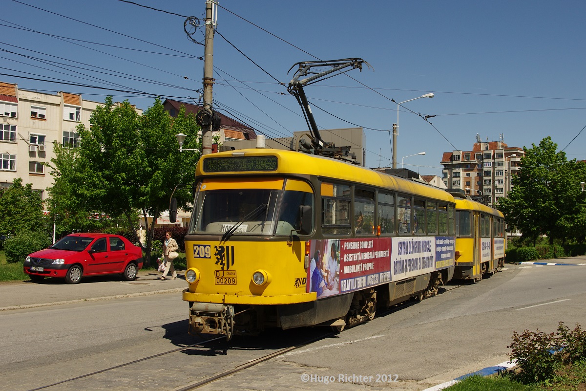 Крайова, городской округ, Tatra T4D-MT № 209; Крайова, городской округ, Tatra T4D-MT № 207