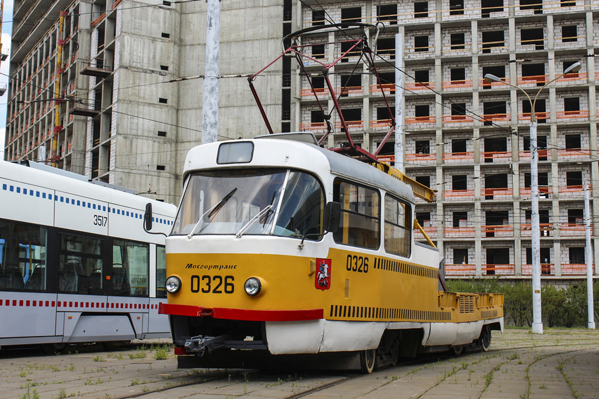 Москва, Tatra T3SU № 0326