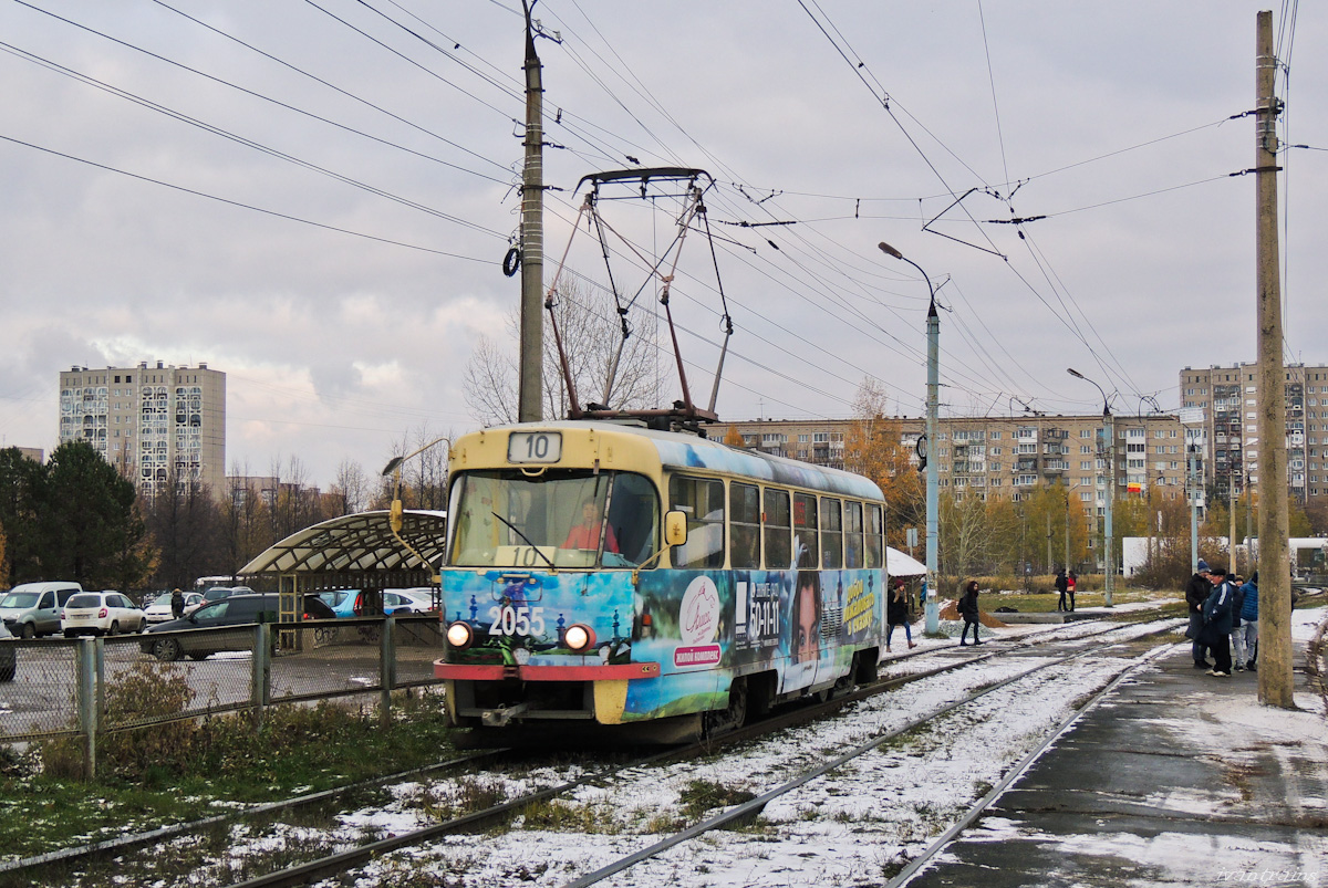 Ижевск, Tatra T3SU мод. Ижевск № 2055