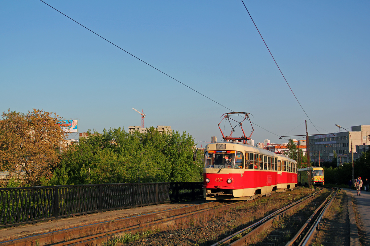Екатеринбург, Tatra T3SU (двухдверная) № 633