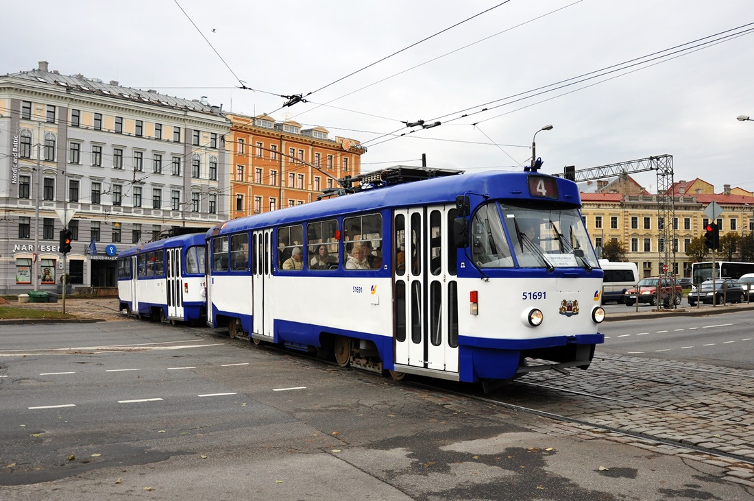 Рига, Tatra T3A № 51691