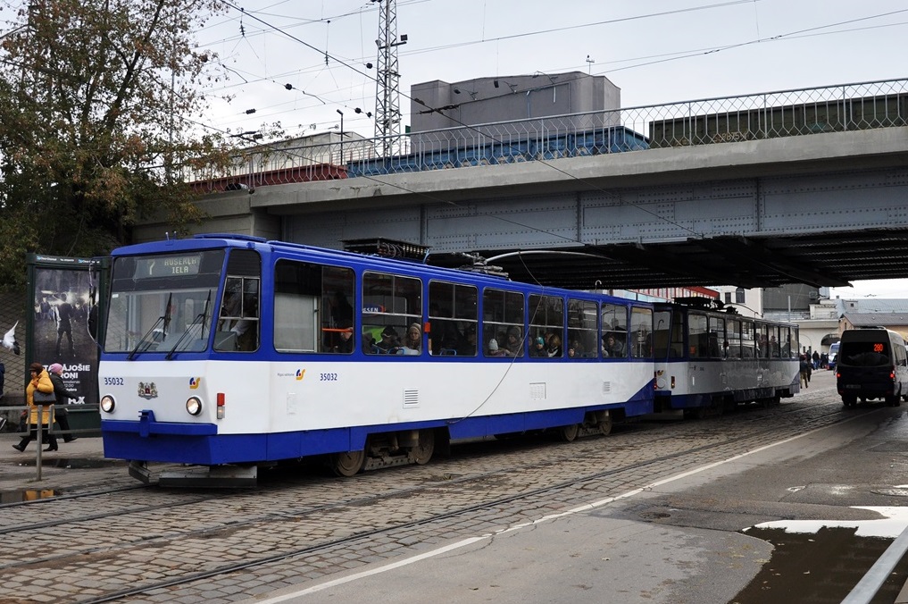Рига, Tatra T3MR (T6B5-R) № 35032