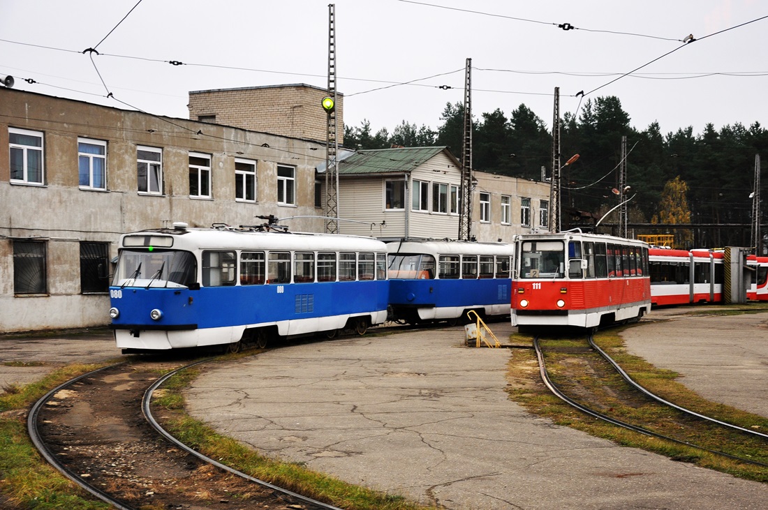 Даугавпилс, Tatra T3DC1 № 080; Даугавпилс, 71-605А № 111