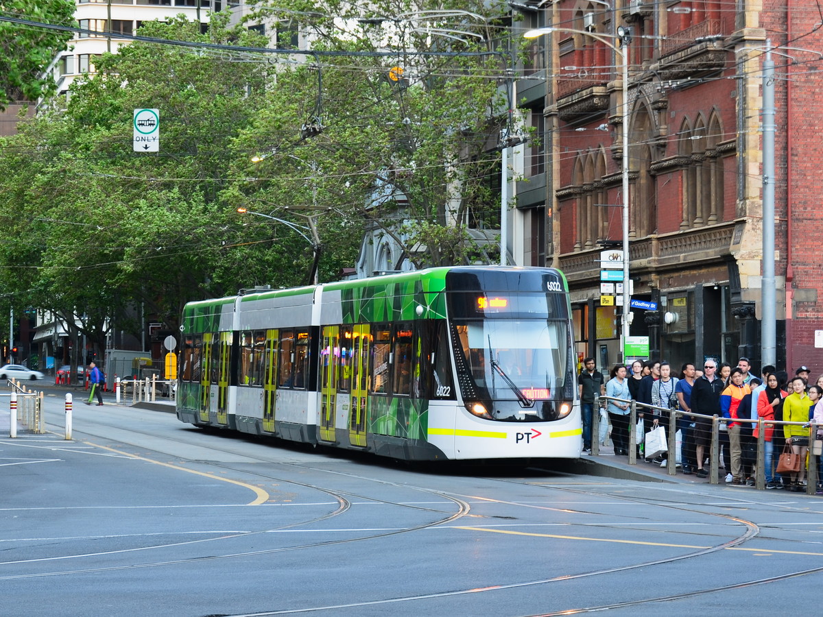 Мельбурн, Bombardier Flexity Swift E № 6022