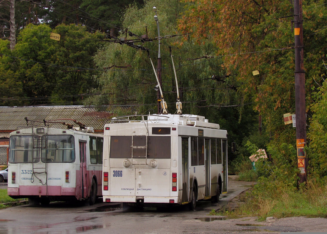 Тольятти, ЗиУ-682Г [Г00] № 3322; Тольятти, Тролза-5275.03 «Оптима» № 3066