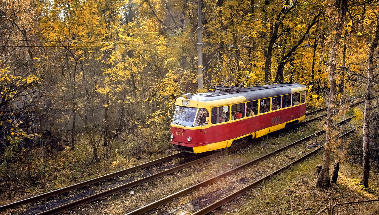 Киев, Tatra T3SU № 5955