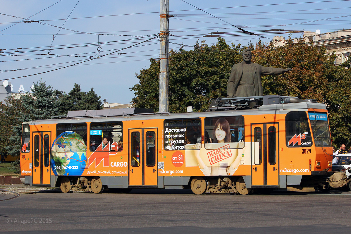 Днепр, Tatra T6A2M № 3024 Днепр, Tatra T6A2M № 3024
