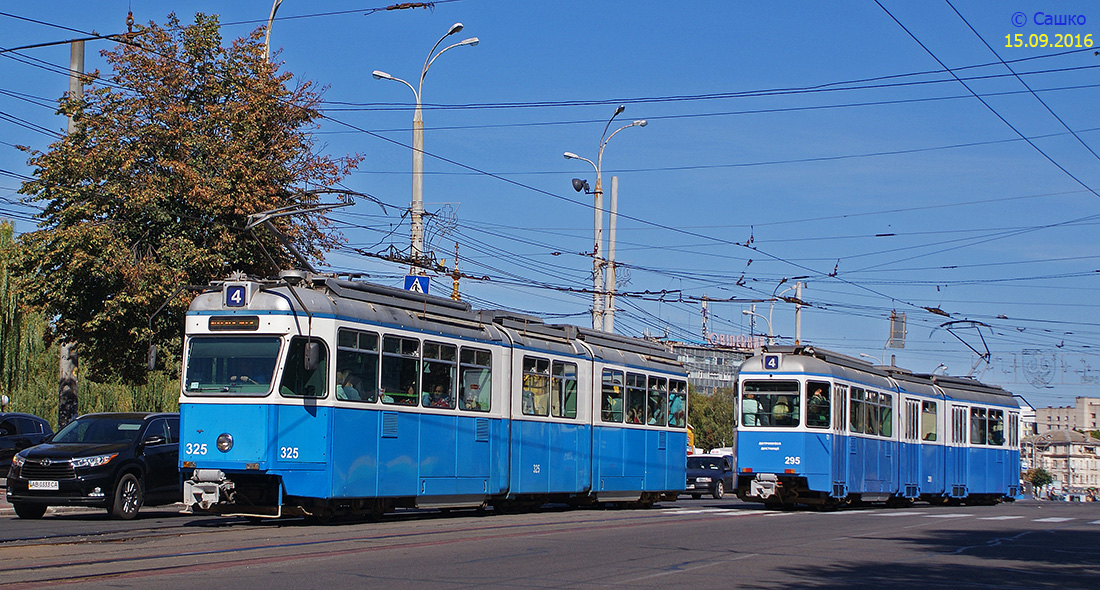 Винница, SWS/SIG/BBC Be 4/6 "Mirage" № 325; Винница, SWS/SIG/BBC Be 4/6 "Mirage" № 295