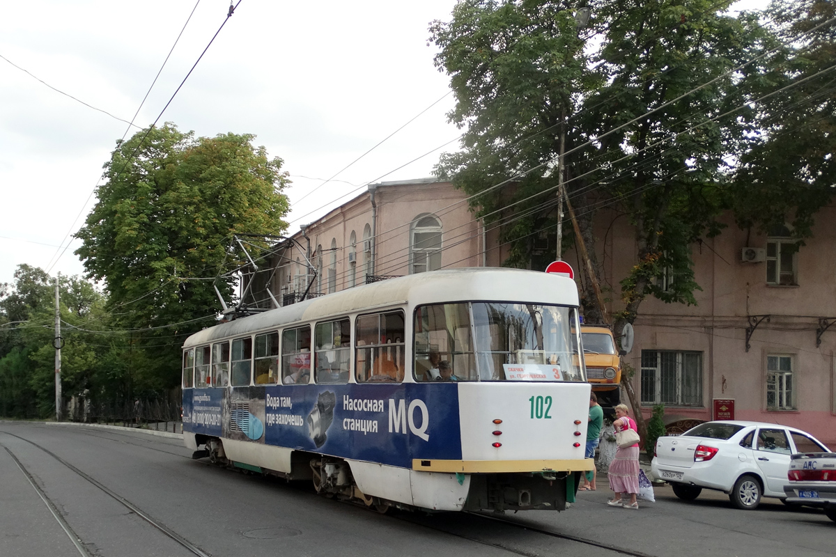 Пятигорск, Tatra T4D № 102 Пятигорск, Tatra T4D № 102