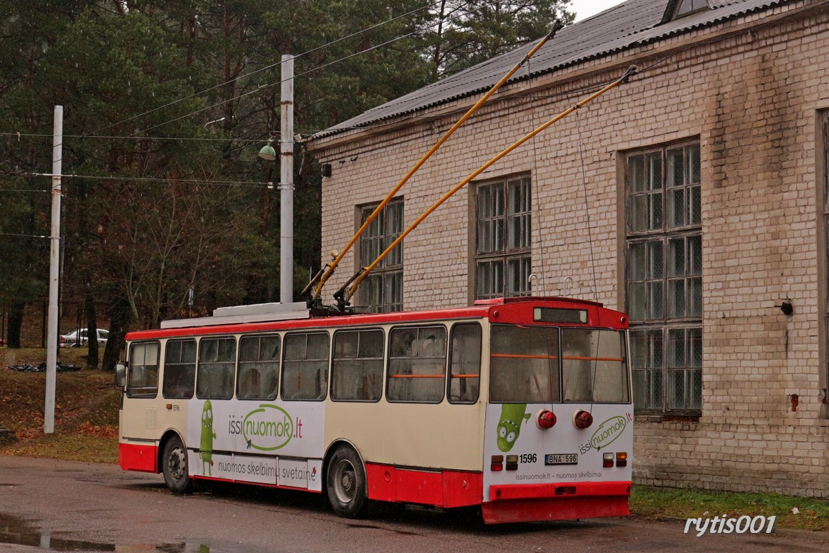 Вильнюс, Škoda 14Tr13/6 № 1596