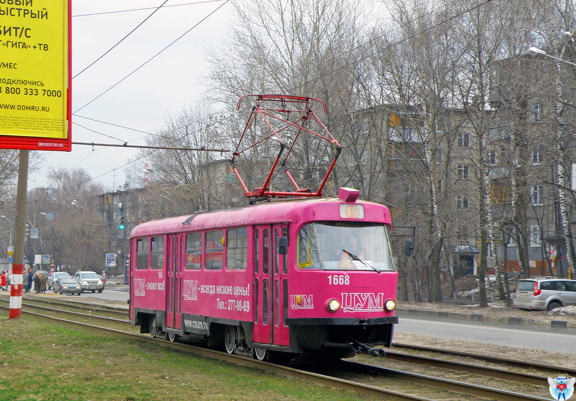 Нижний Новгород, Tatra T3SU № 1668