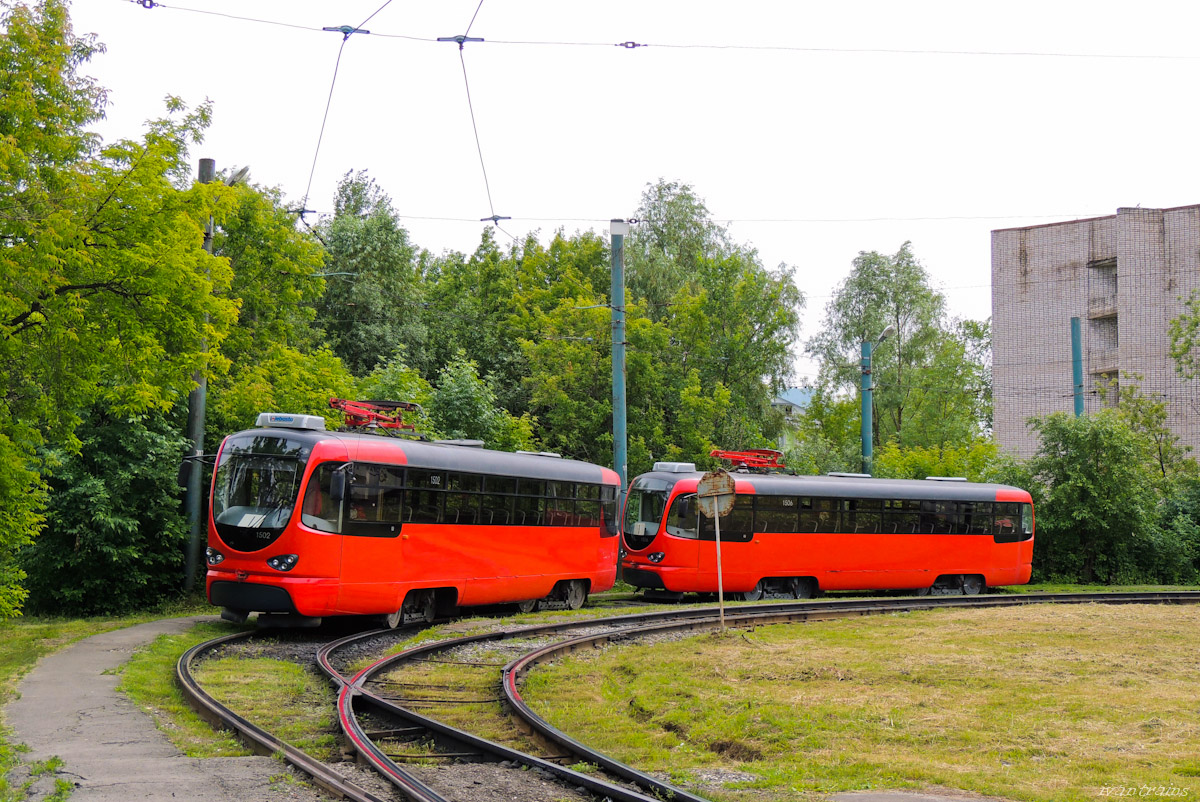 Ижевск, Tatra T3K «Иж» № 1502; Ижевск, Tatra T3K «Иж» № 1506