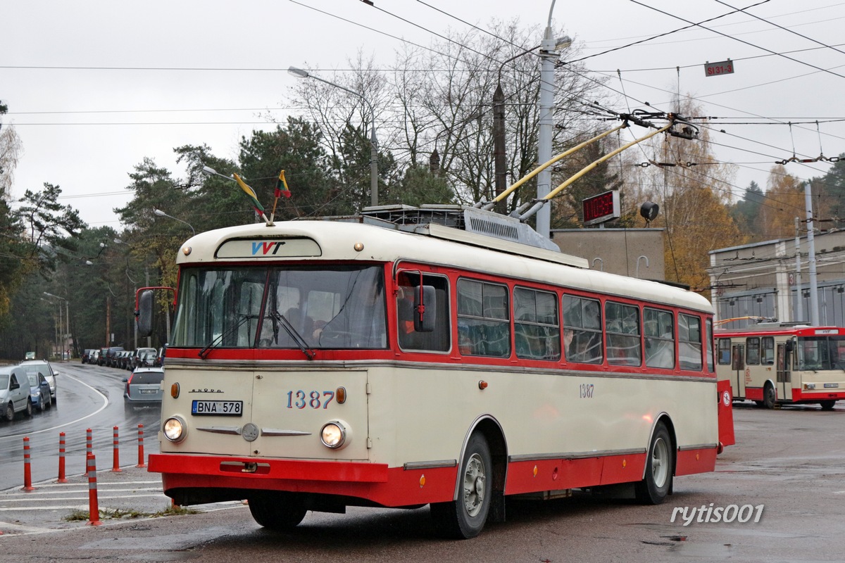 Вильнюс, Škoda 9TrH29 № 1387