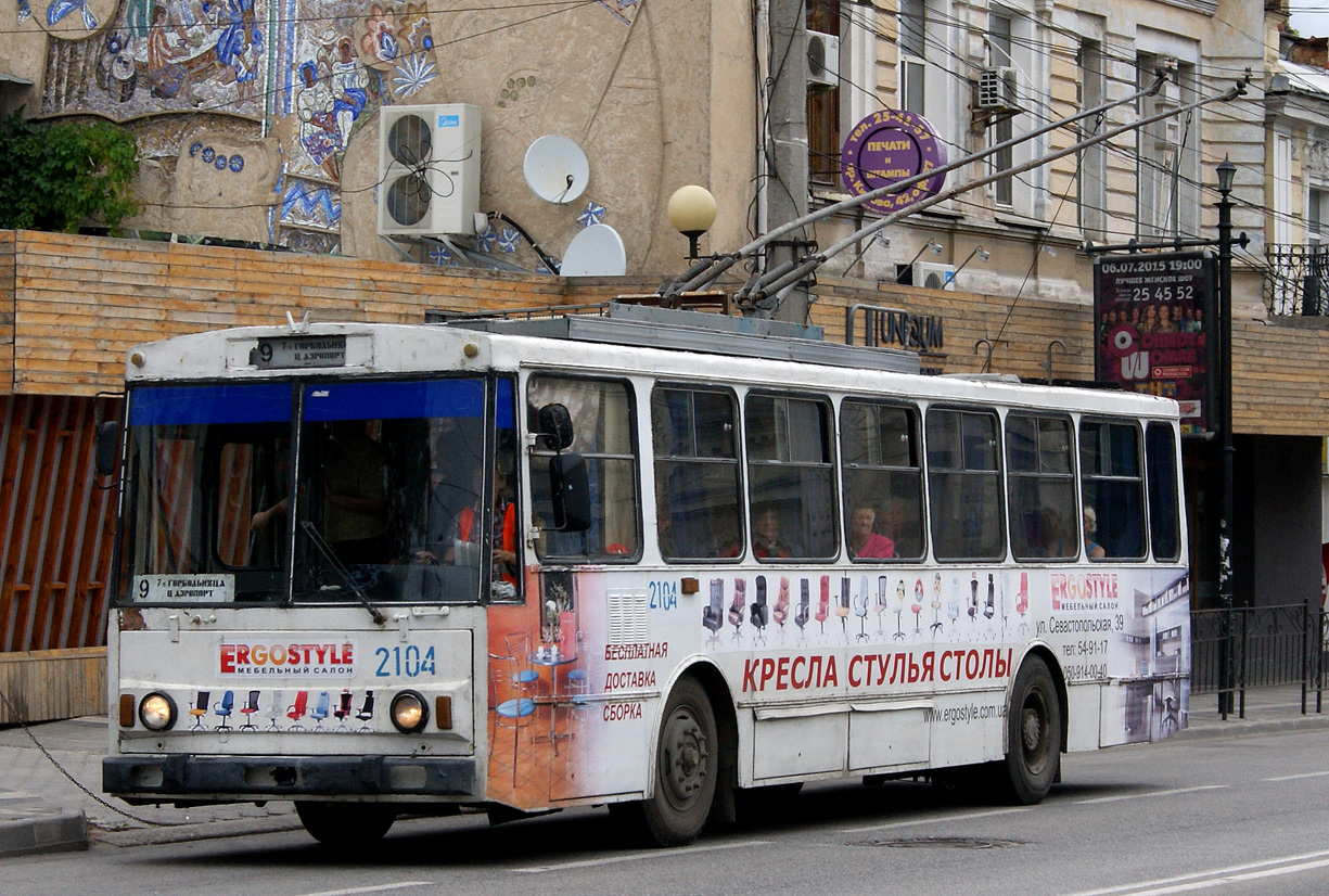 Крымский троллейбус, Škoda 14Tr89/6 № 2104