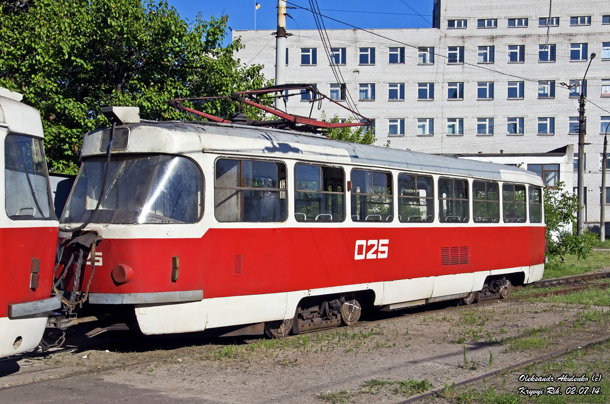 Krivijriha, Tatra T3SU № 025