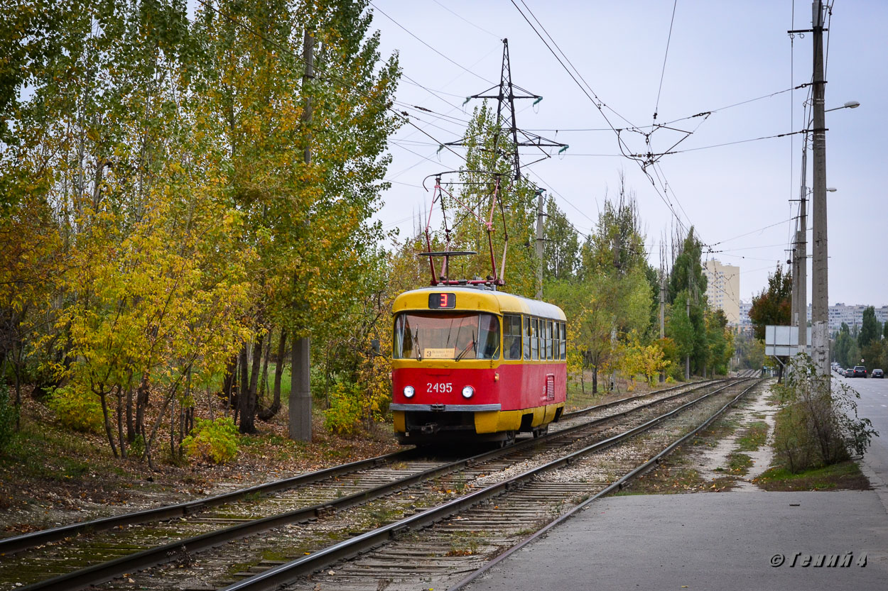 Volgogradas, Tatra T3SU (2-door) nr. 2495