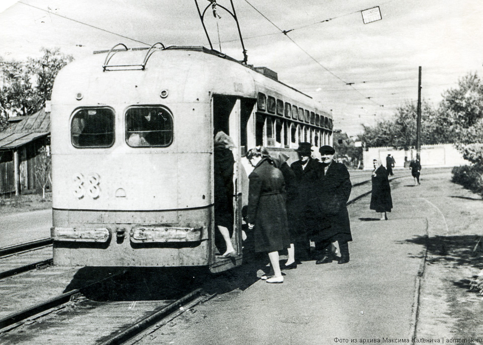 Омск, МТВ-82 № 38; Омск — Исторические фотографии