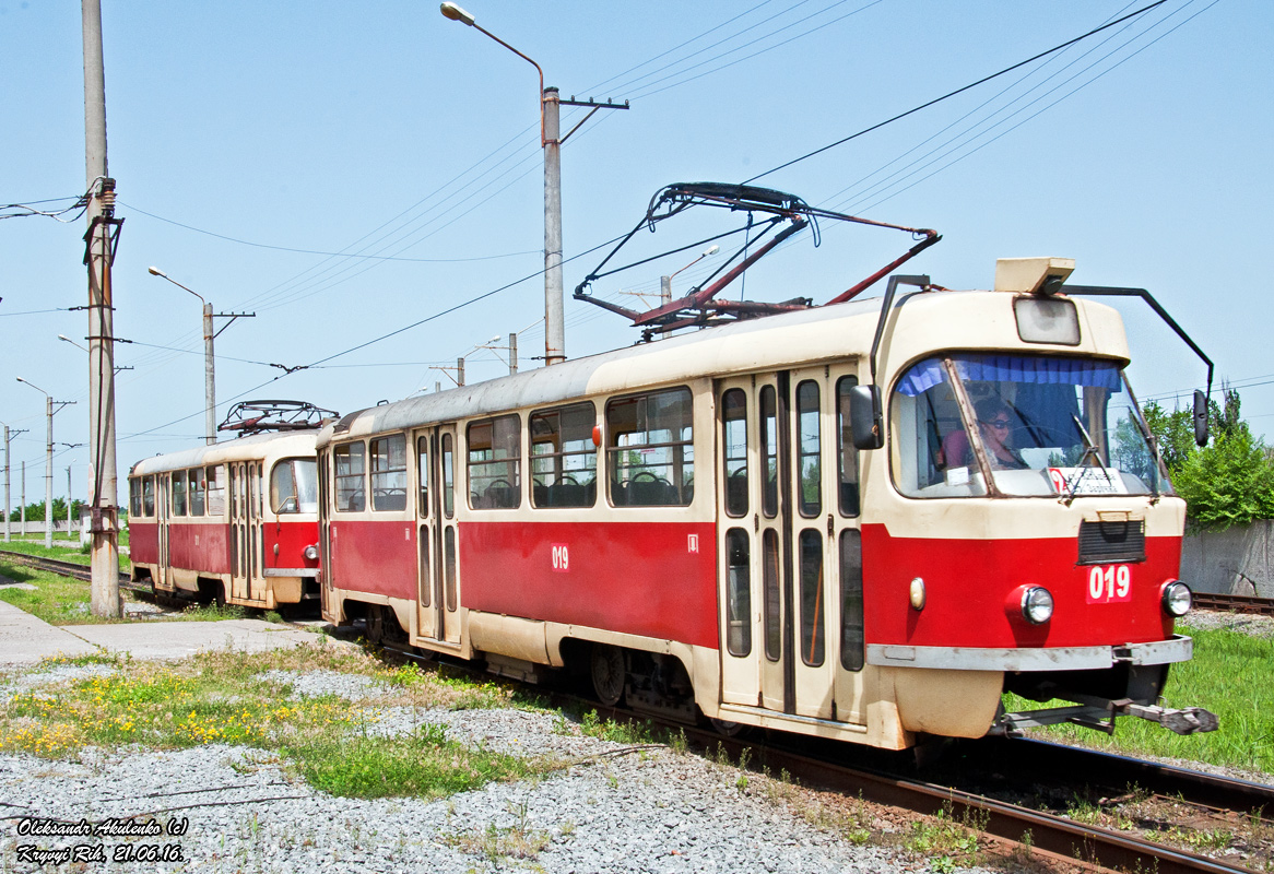 Кривой Рог, Tatra T3R.P № 019