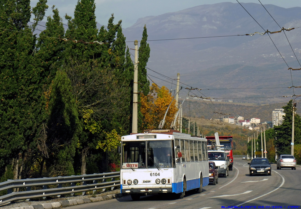 Крымский троллейбус, Škoda 14Tr89/6 № 6104