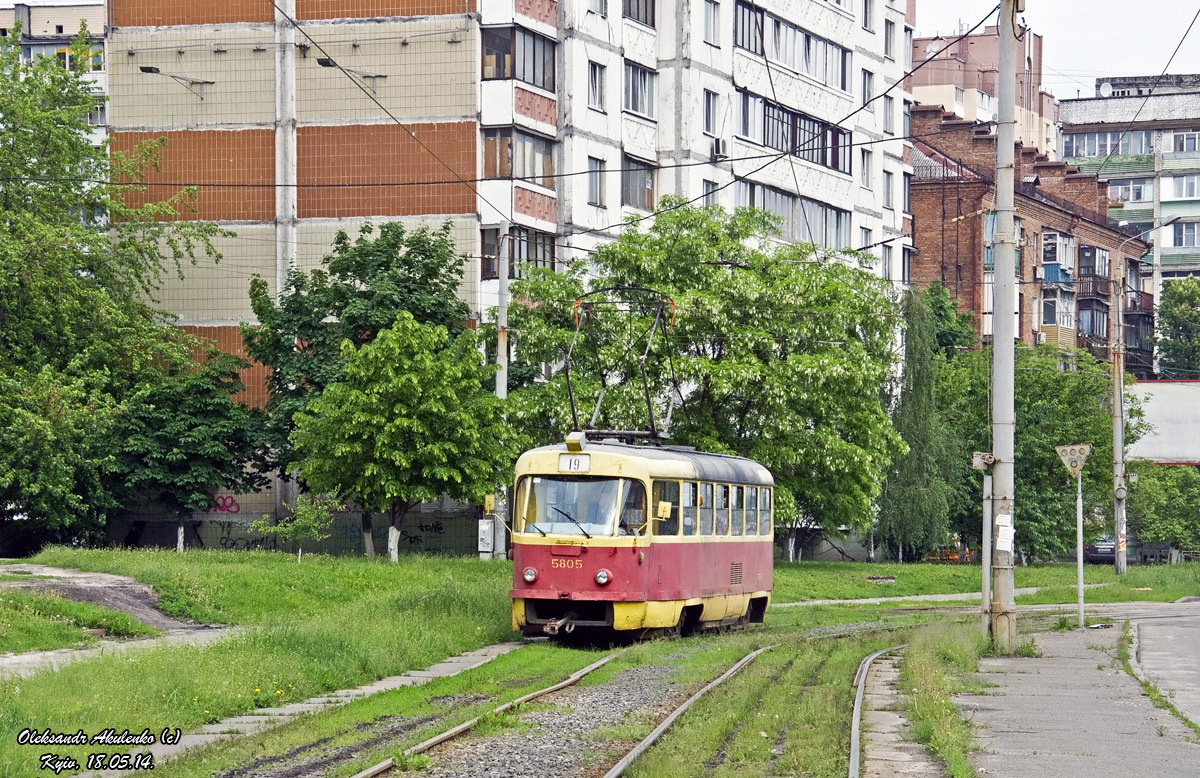 Киев, Tatra T3SU № 5805