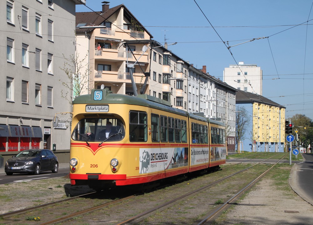 Карлсруэ, Waggon-Union GT8 № 206