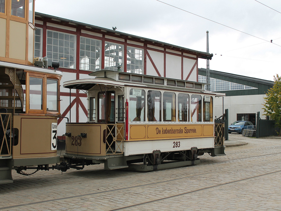 Скьолленесхольм, Двухосный прицепной вагон № 283