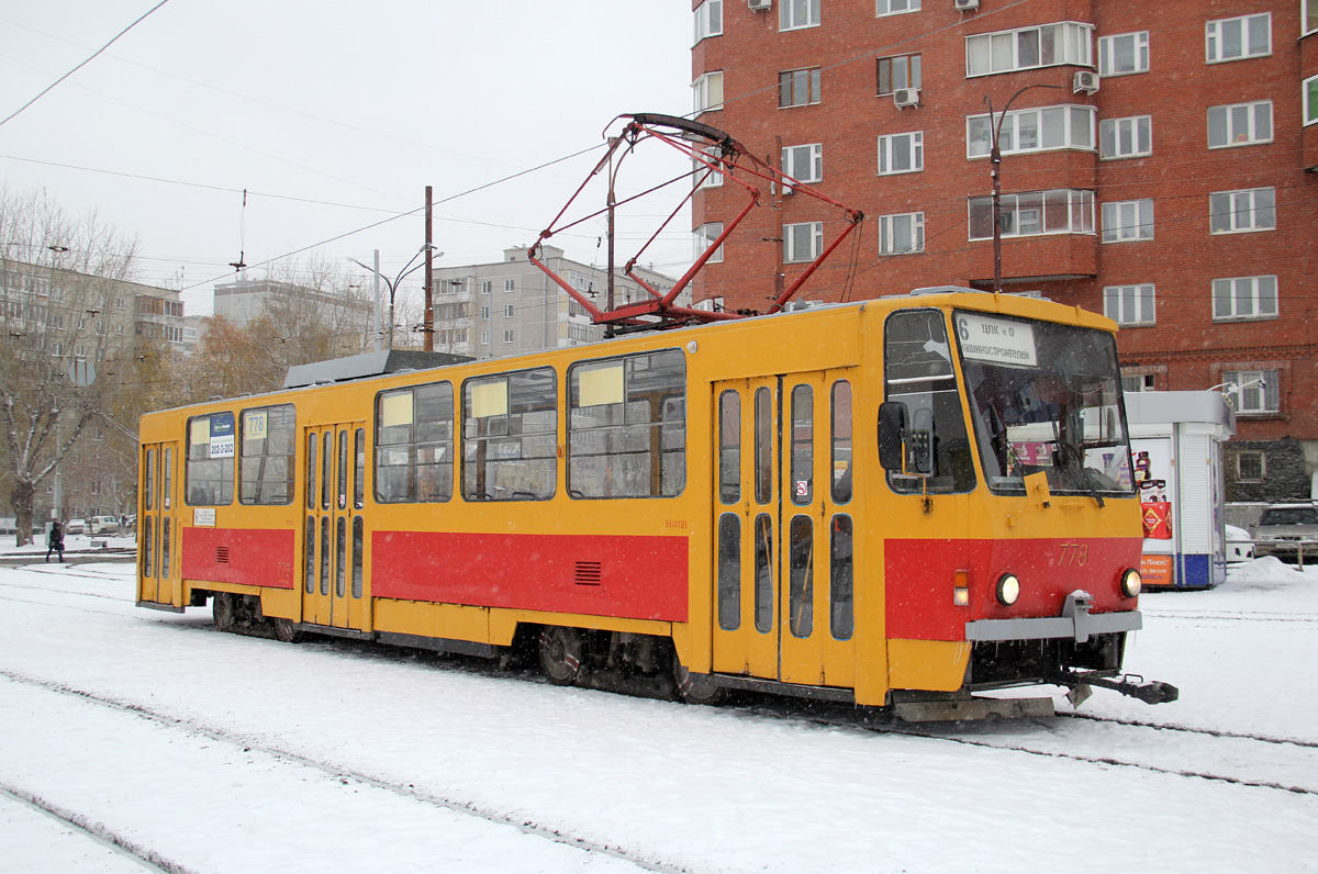 Екатеринбург, Tatra T6B5SU № 778
