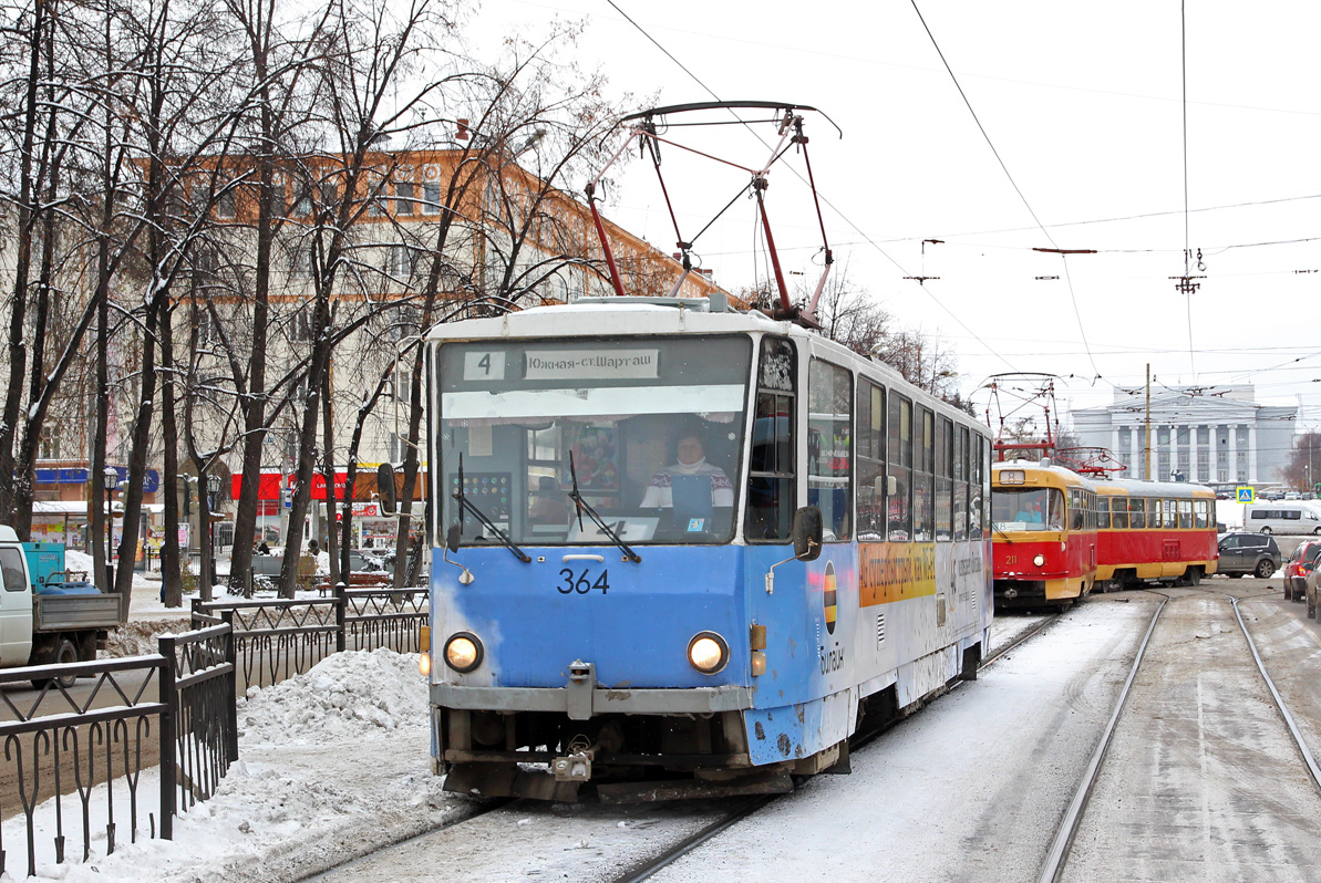 Екатеринбург, Tatra T6B5SU № 364